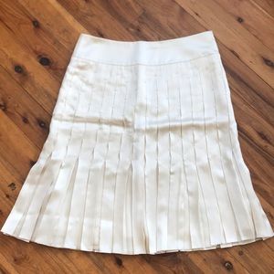 Detailed silk skirt
